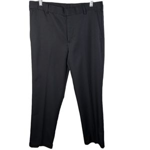 Arrow Men's Black Dress‎ Pants 100% Polyester Size 32×32
